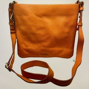 FOSSIL Peach Orange Crossbody